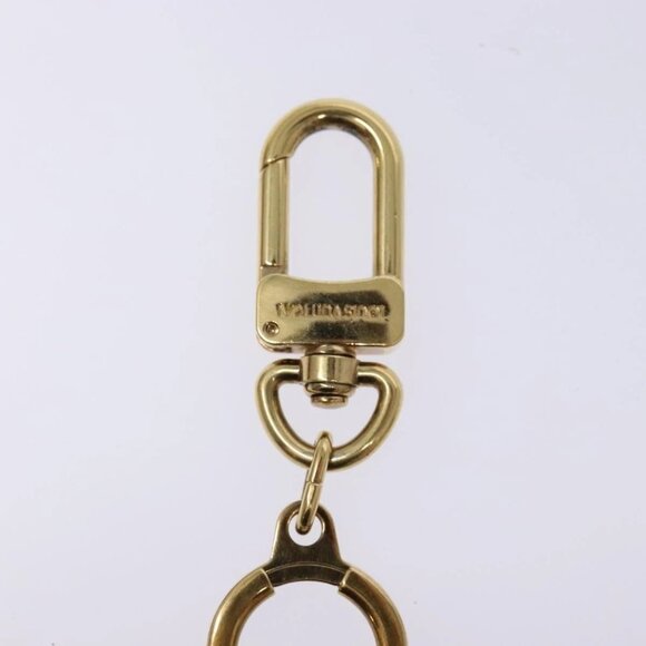 LOUIS VUITTON Anneau Cles Key Holder metal Gold Tone M62694 LV Auth BA5447 - Picture 3 of 12